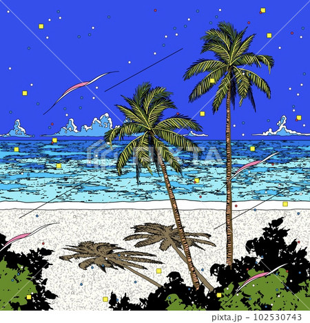 シティポップのイラスト シティポップのイラスト 102530743