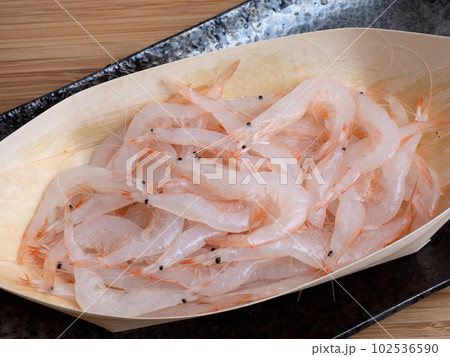 刺身用のシラエビ 富山県産 刺身用のシラエビ 富山県産 102536590