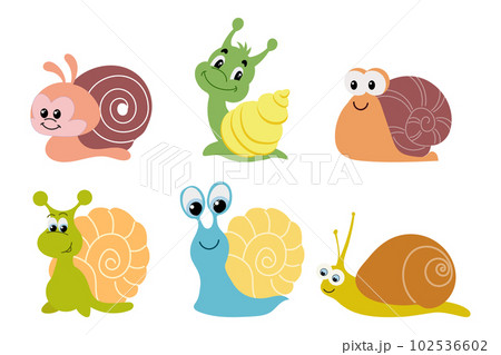 1 Set Baby Snail Cartoon Style Silicone Cleaning Brush Set
