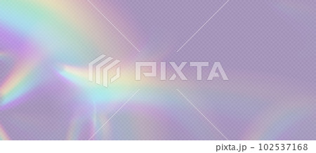 Rainbow refraction overlay, prism light effect, leak flare. 102537168
