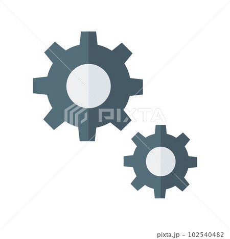 Settings icon vector image. Suitable for mobile apps, web apps and print media. 102540482