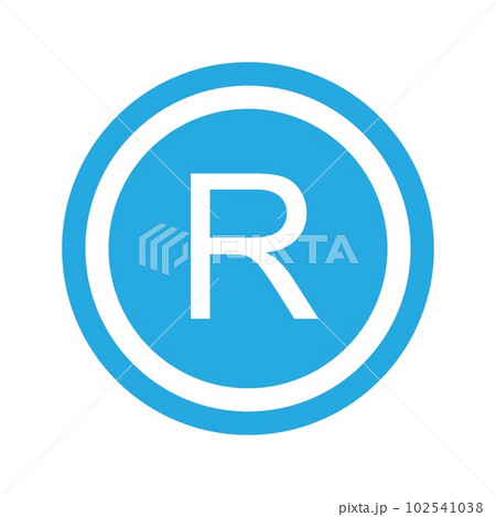Registered icon vector image. Suitable for mobile apps, web apps and print media. 102541038