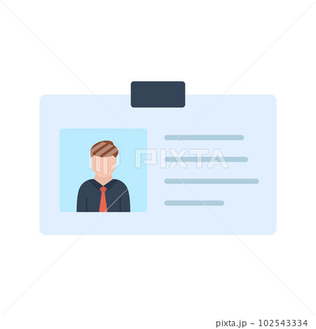 Identity Card icon vector image. Suitable for mobile apps, web apps and print media. Identity Card icon vector image. Suitable for mobile apps, web apps and print media. 102543334