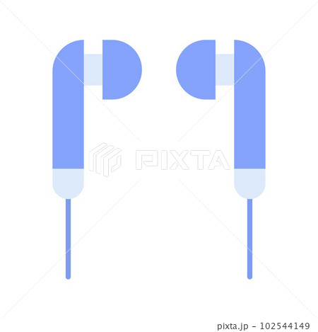 Earphones icon vector image. Suitable for mobile apps, web apps and print media. 102544149