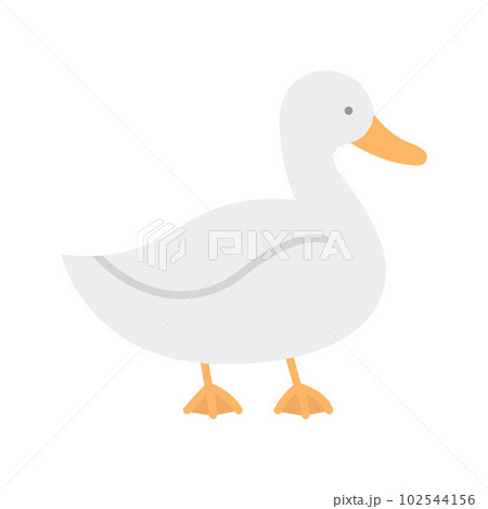 Duck icon vector image. Suitable for mobile apps, web apps and print media. Duck icon vector image. Suitable for mobile apps, web apps and print media. 102544156