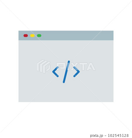 Code icon vector image. Suitable for mobile apps, web apps and print media. 102545128