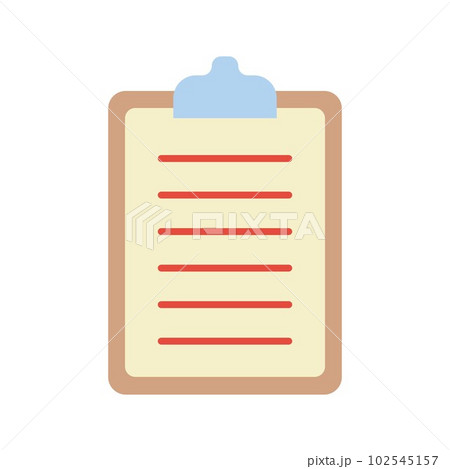 Clipboard icon vector image. Suitable for mobile apps, web apps and print media. Clipboard icon vector image. Suitable for mobile apps, web apps and print media. 102545157