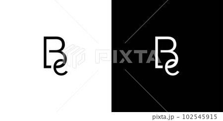 Modern and unique letter BE initials logo design 3 Modern and unique letter BE initials logo design 3 102545915