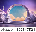 幻想的な3D風イラスト背景素材 102547524