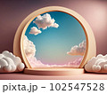 幻想的な3D風イラスト背景素材 102547528