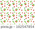 イチゴイラストの背景透過_シームレスパターン 102547854
