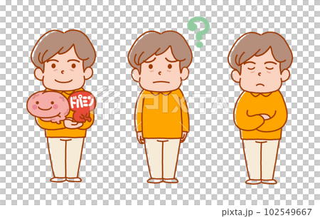 患有疾病 3 種面部表情/帕金森綜合症的老年男性患者 102549667