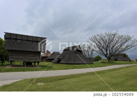 吉野ケ里遺跡、南のムラ、ムラ長の一家 102554089
