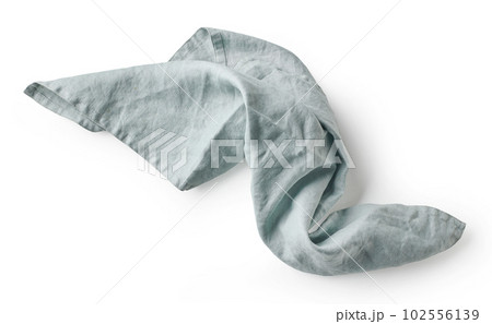 crumpled cotton napkin 102556139