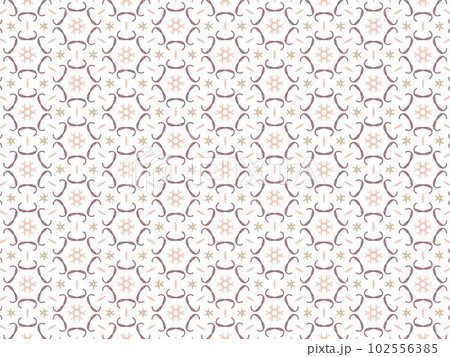 Brown Abstract Mandala or Ikat Wallpaper Pattern Background 102556385