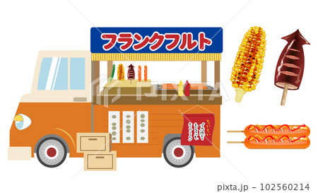 キッチンカー　フランクフルト 102560214