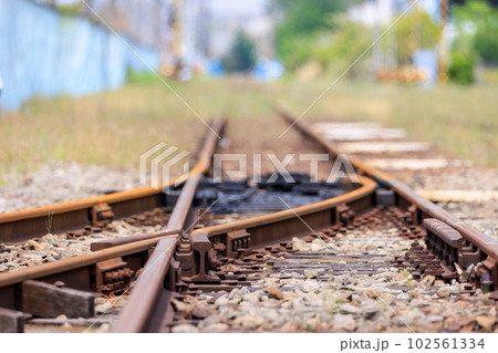 線路を分岐するポイント 102561334