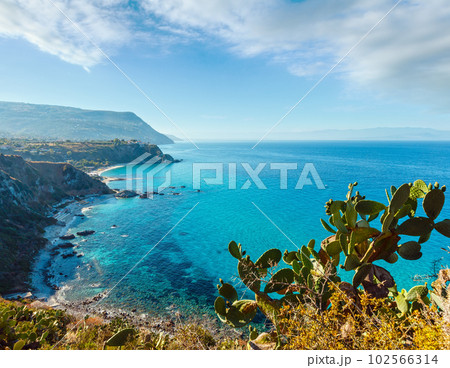 Tyrrhenian sea landscape, Calabria, Italy 102566314