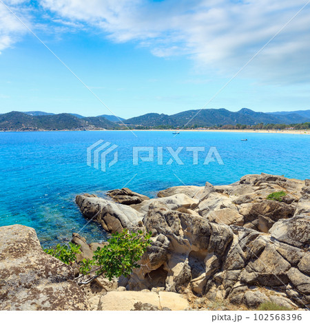 Summer sea coast (Halkidiki, Greece). Summer sea coast (Halkidiki, Greece). 102568396