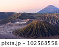 Mount Bromo with sunlight of Java, Indonesia 102568558