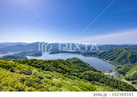 梅丈岳から望む三方五湖 102569101