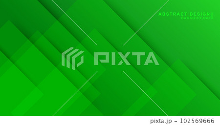 長方形の重なりで組み合わせた緑色の抽象的な背景素材 長方形の重なりで組み合わせた緑色の抽象的な背景素材 102569666