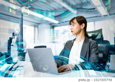 テクノロジーのビジネス（AI画像ではありません） 102569748