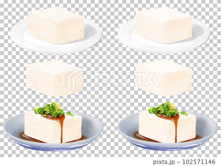 冷奴 豆腐 絹ごし豆腐 木綿豆腐 和食 102571146