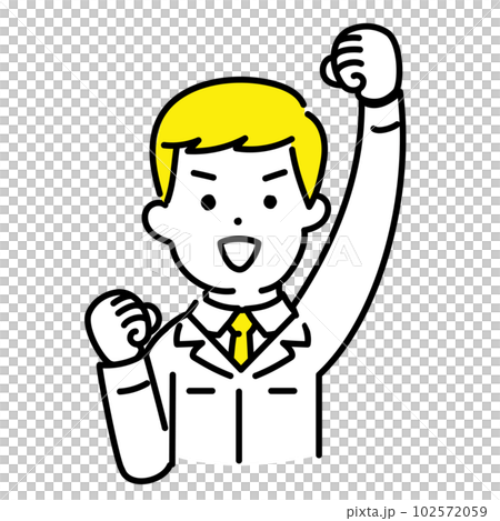 可愛人物插畫系列_男工程師_應援 可愛人物插畫系列_男工程師_應援 102572059
