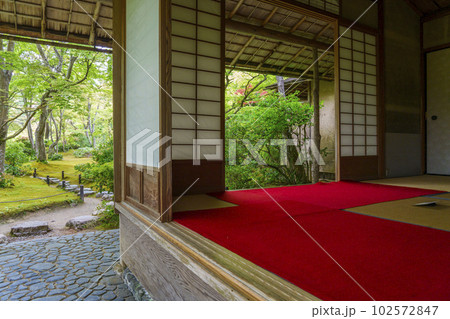 大河内山荘庭園 滴水庵 茶室(京都市右京区嵯峨) 大河内山荘庭園 滴水庵 茶室(京都市右京区嵯峨) 102572847