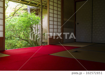 大河内山荘庭園　滴水庵　茶室（京都市右京区嵯峨） 102572851