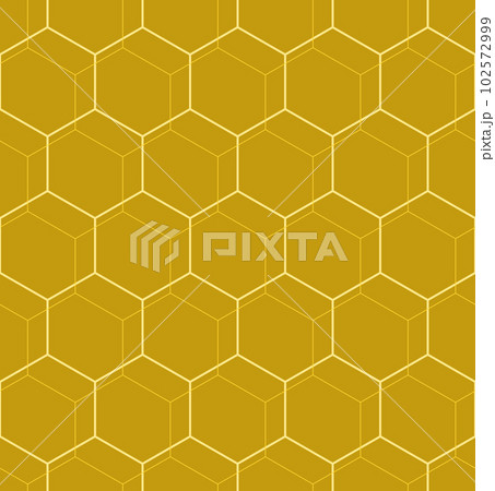 Seamless Vector Abstract Pattern With Hexagonal Shapes 102572999