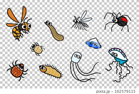 set of dangerous creatures set of dangerous creatures 102579115