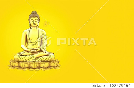 Buddha Purnima, Indian Buddhist religious holiday. AI generated. Buddha Purnima, Indian Buddhist religious holiday. AI generated. 102579464