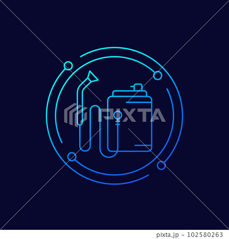 pest control or insecticide icon, linear design pest control or insecticide icon, linear design 102580263