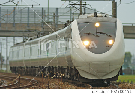 北陸本線　加賀笠間ー美川　JR西日本　681系　T06+T17編成（金沢）　サンダーバード 102580459