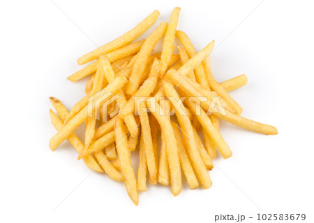 french fries isolated french fries isolated 102583679