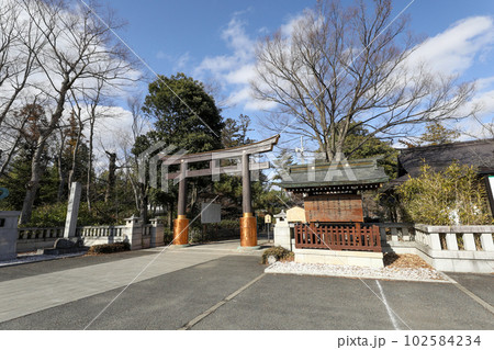 長野県　長野市　冬　象山神社 102584234