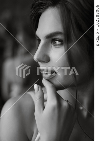 bride's preparations for a wedding in a cottage bride's preparations for a wedding in a cottage 102588066