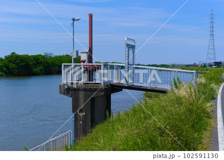 埼玉県三郷市内田排水樋管2023年5月 102591130