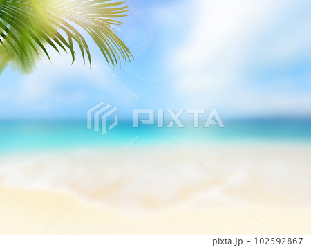 夏の海をイメージした背景 夏の海をイメージした背景 102592867
