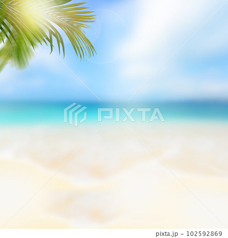 夏の海をイメージした背景 夏の海をイメージした背景 102592869