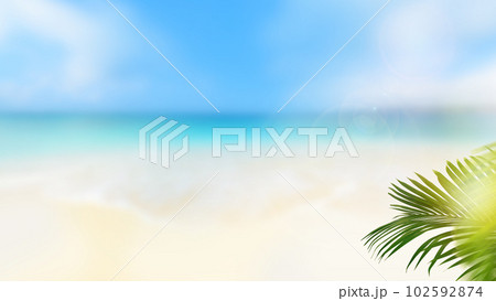 夏の海をイメージした背景 102592874