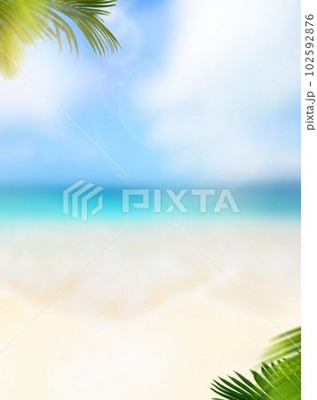 夏の海をイメージした背景 夏の海をイメージした背景 102592876