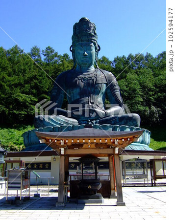 青銅座像仏で日本一の昭和大仏 青銅座像仏で日本一の昭和大仏 102594177