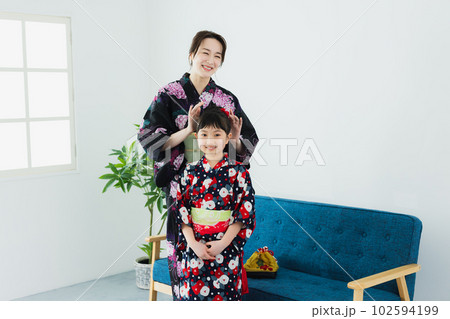 浴衣　ファミリー　着付け　　 102594199