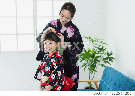 浴衣　ファミリー　着付け　　 102594200