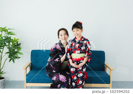 浴衣　ファミリー　着付け　　 102594202