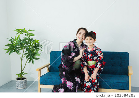 浴衣　ファミリー　着付け　　 102594205