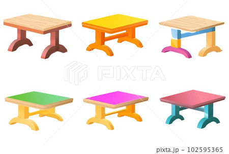 set vector illustration of colorful chairs isolated on white background set vector illustration of colorful chairs isolated on white background 102595365
